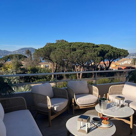 Terrasse Vue Mer - Appartement 6 Pers, 3 Chambres Et Parking A St Tropez Saint-Tropez Kültér fotó
