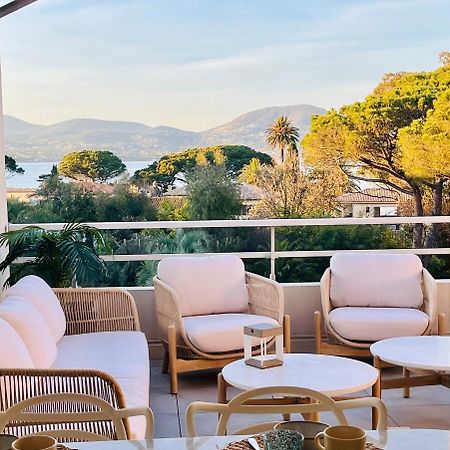 Terrasse Vue Mer - Appartement 6 Pers, 3 Chambres Et Parking A St Tropez Saint-Tropez Kültér fotó